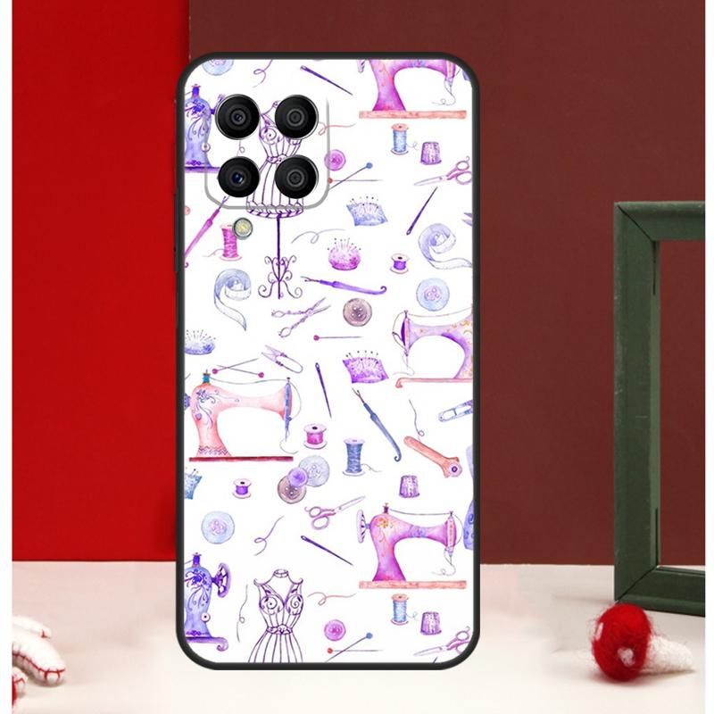 Sewing Machine Case For Samsung Galaxy M12 M32 M52 M06 M16 M36 M56 M33 M15 M55 M31 M13 M14 M53 M35 M34 M54