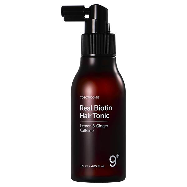 Real Biotin Hair Tonic 120ml Caffeine, Cypress Water, Panthenol, Lemon Extract, Tea Tree Extract