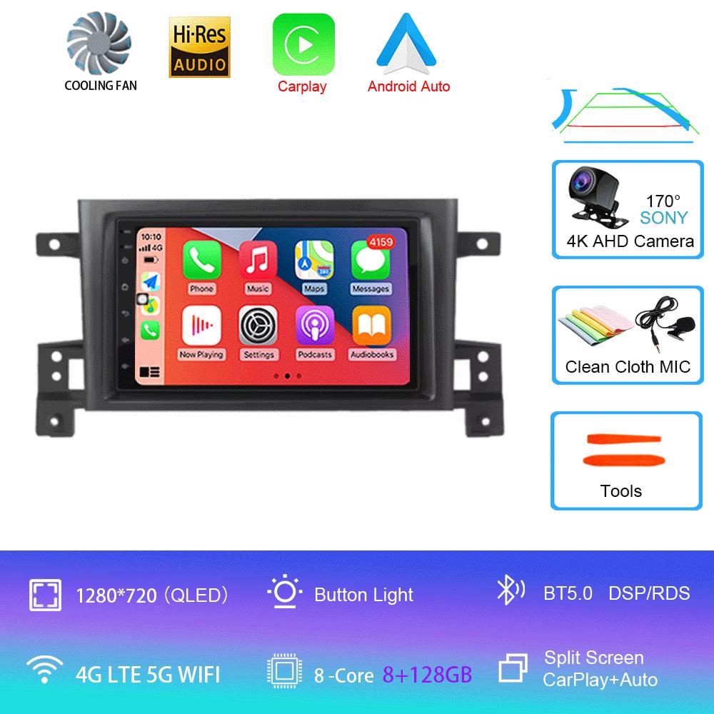 7inch Android 14 For Suzuki Grand Vitara 3 2005 - 2015 2 Din Car Radio Stereo Multimedia Video Player GPS Navigaion Carplay Auto