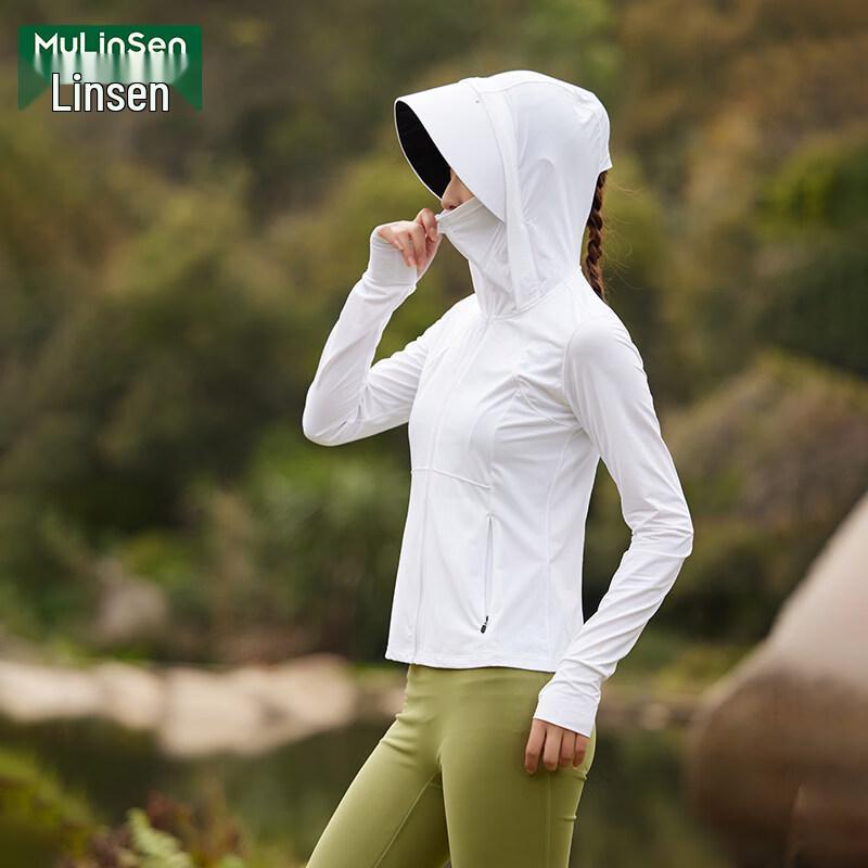 MULINSEN Women s Cropped UV Protection Sun Hoodie M