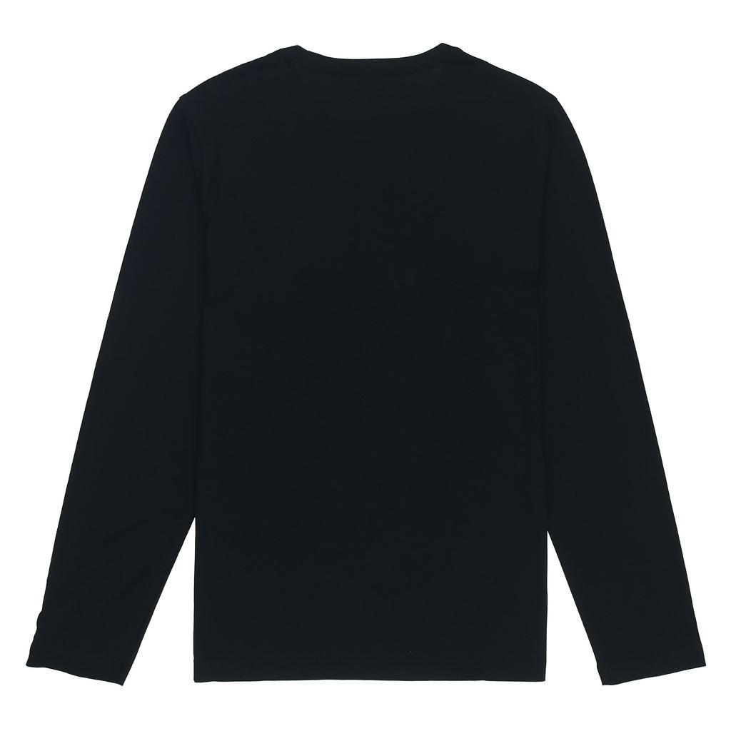 Puma Logo Casual Sports Crew Neck Long Sleeve T-Shirt Men Tops Black 845924-01