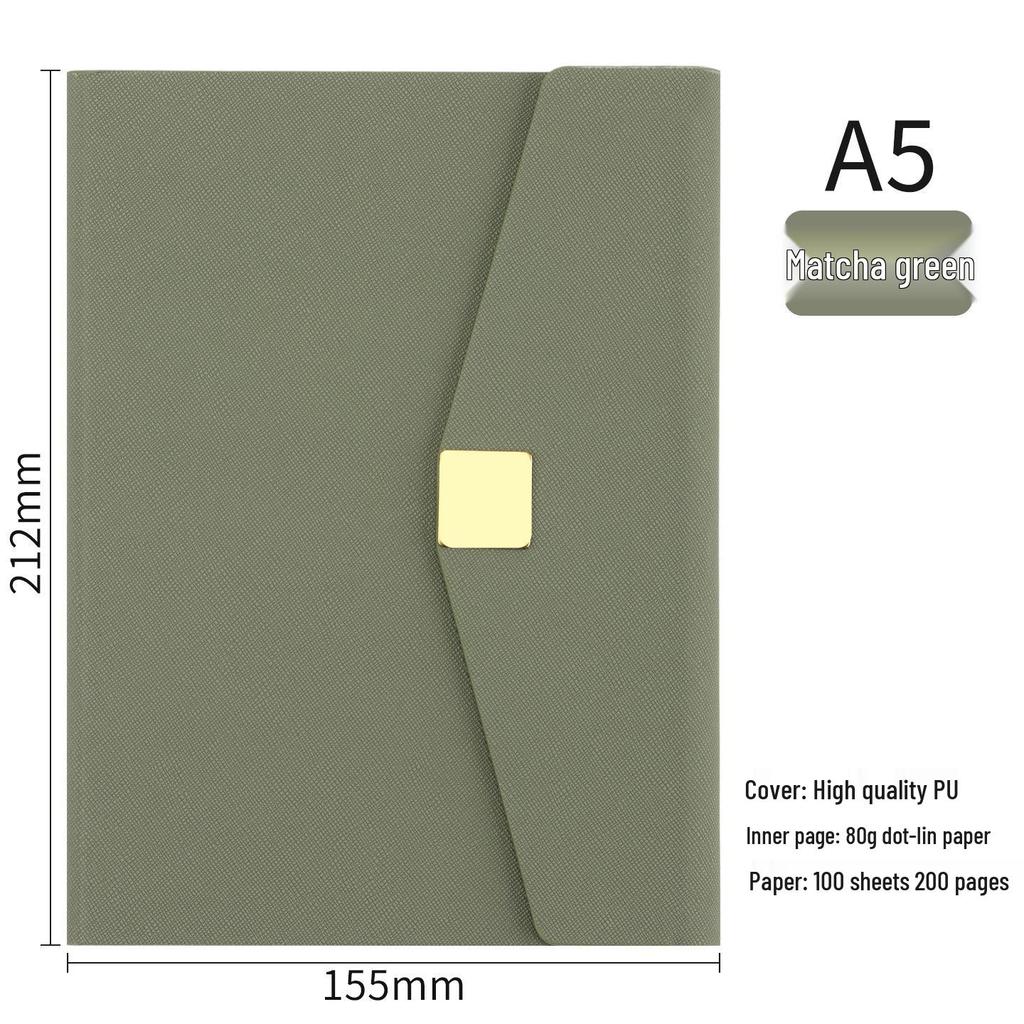 Cuaderno A5 Personalizado con Hebilla Magnética - Set de Regalo con Logo - Souvenir Corporativo Ideal