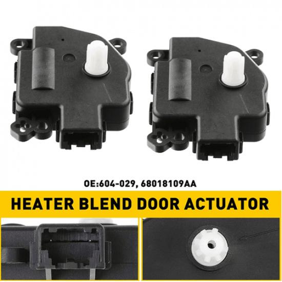 

Pair Heater HVAC Air Blend For Chrysler Dodge Jeep Door Actuator 68018109AA Ram