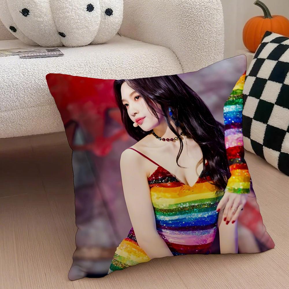 Singer Lovely JJOY Cushion Cover Throw Pillow Cover Hidden Button Durable Polyester Chair Cushion