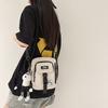 Summer High-End Outdoor Leisure Mobile Phone Messenger Small Bag Female White Couple Canvas Small Square Bag