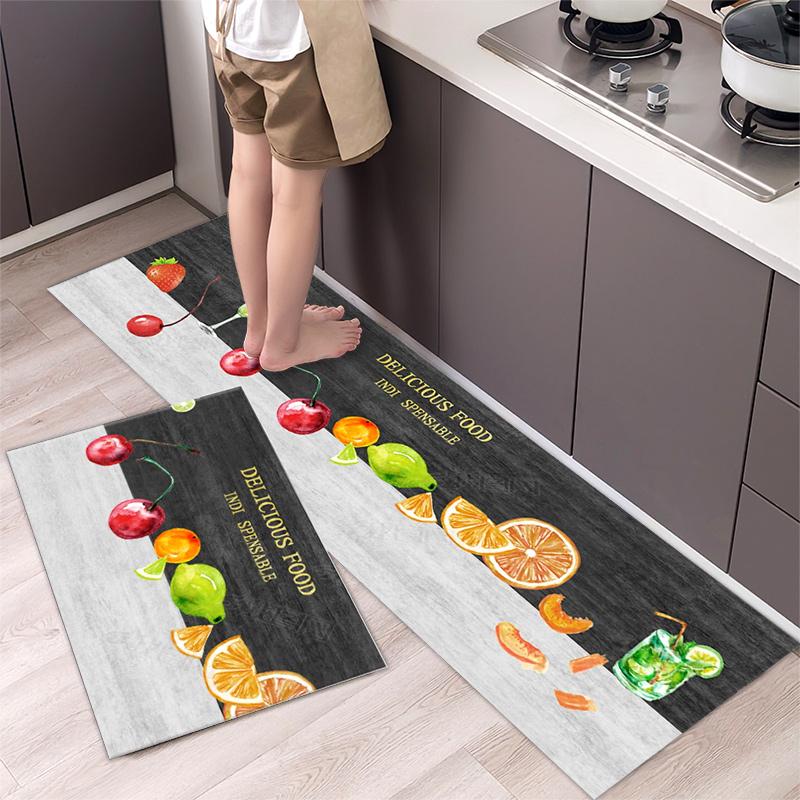 

Kitchen Anti-Slip Rug Bathroom Absorbent Mat Bedroom Doorway Soft Carpet Corridor Balcony Decor Floor Pad,Kitchen Anti-Slip ,Mat 40X60CM