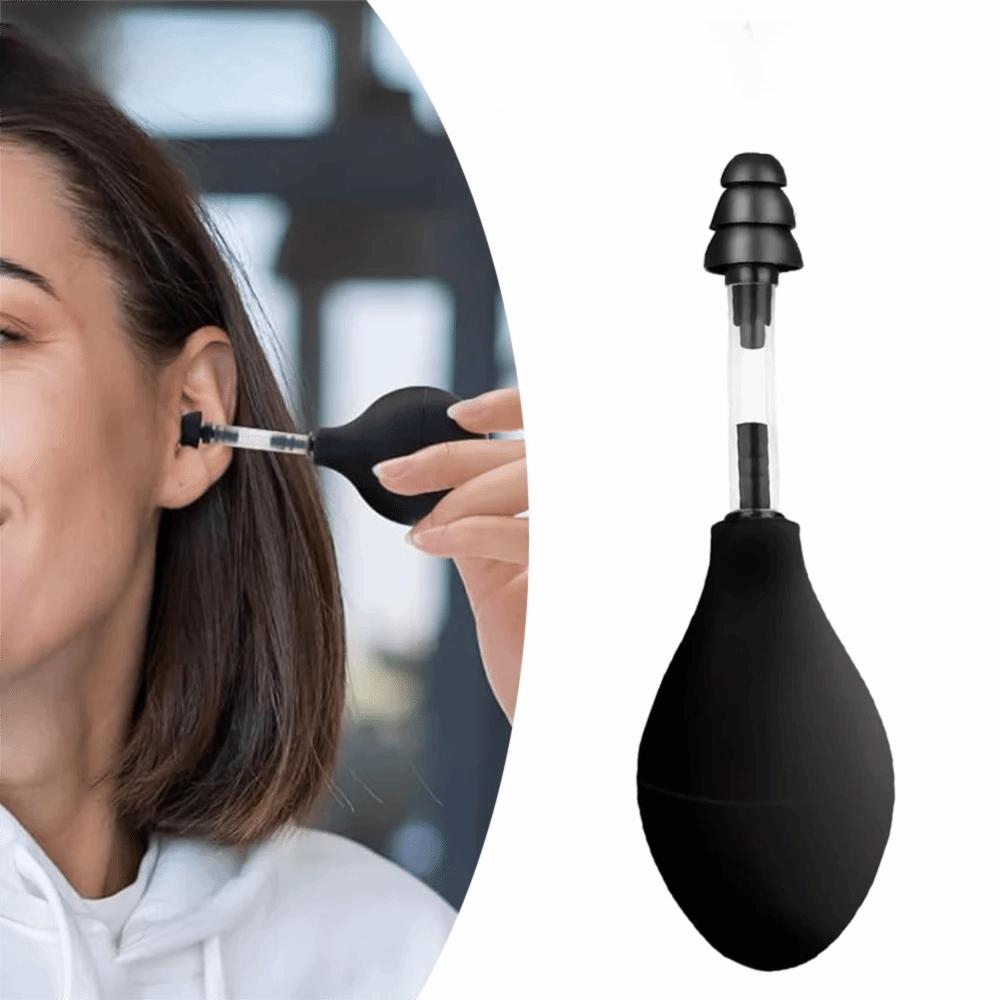 Black Grey Inner Ear Pressure Tool Silicone Relief Suction Device Soft Ear Pressure Tool  Airplane