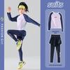 Moonkids Girls' Quick-Dry Long-Sleeve Sports Training Suit