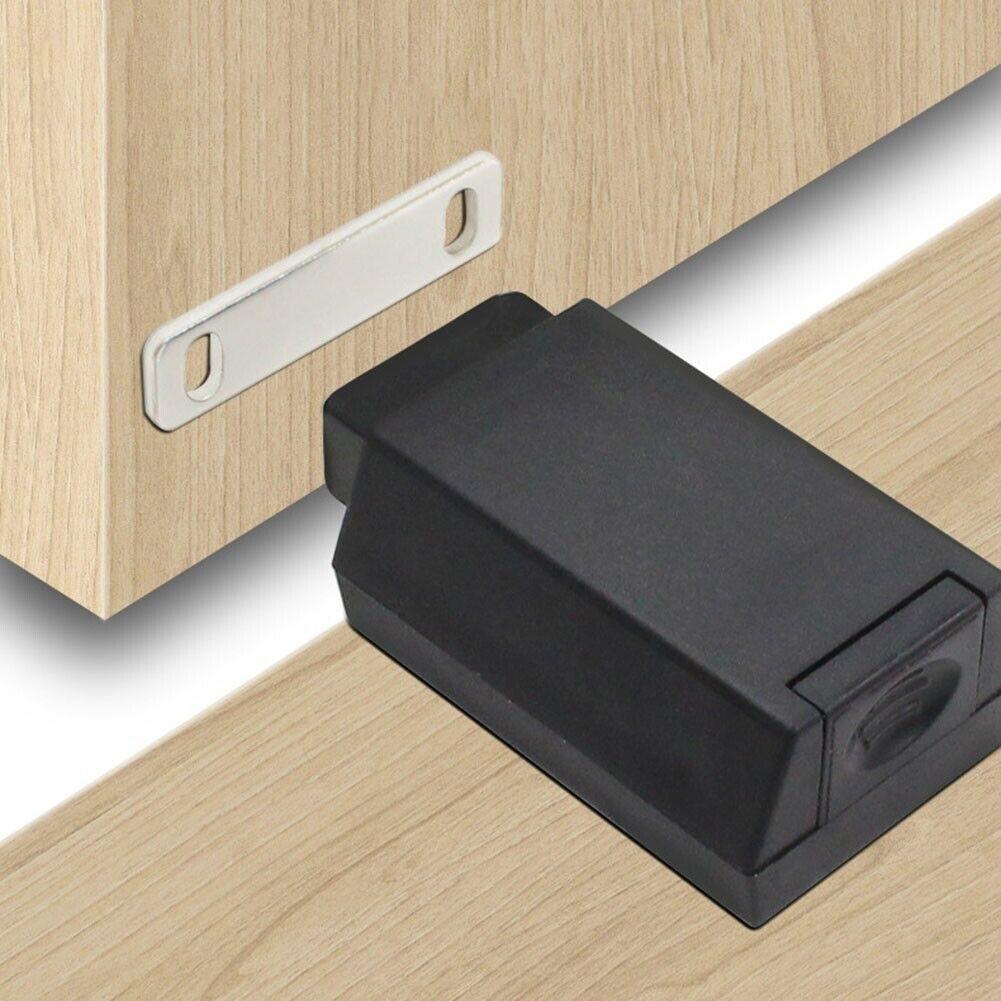 Latch Cabinet Door Heavy Duty Magnetic To Open White