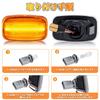 GemPro Toyota LED Side Flashing Replacement for 70 Series Land Cruiser and FJ Cruiser Side Turn LED Cornering Vehicle Inspection Left and Right Clear