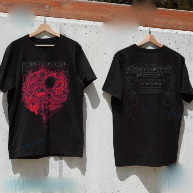Babymetal Requiem World Tour 2026-2026 Summer Tour In Japan T-shirt All Size S-4 XXXXL