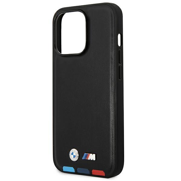 Etui Do iPhone 14 Pro BMW MagSafe Skórzane Czarne