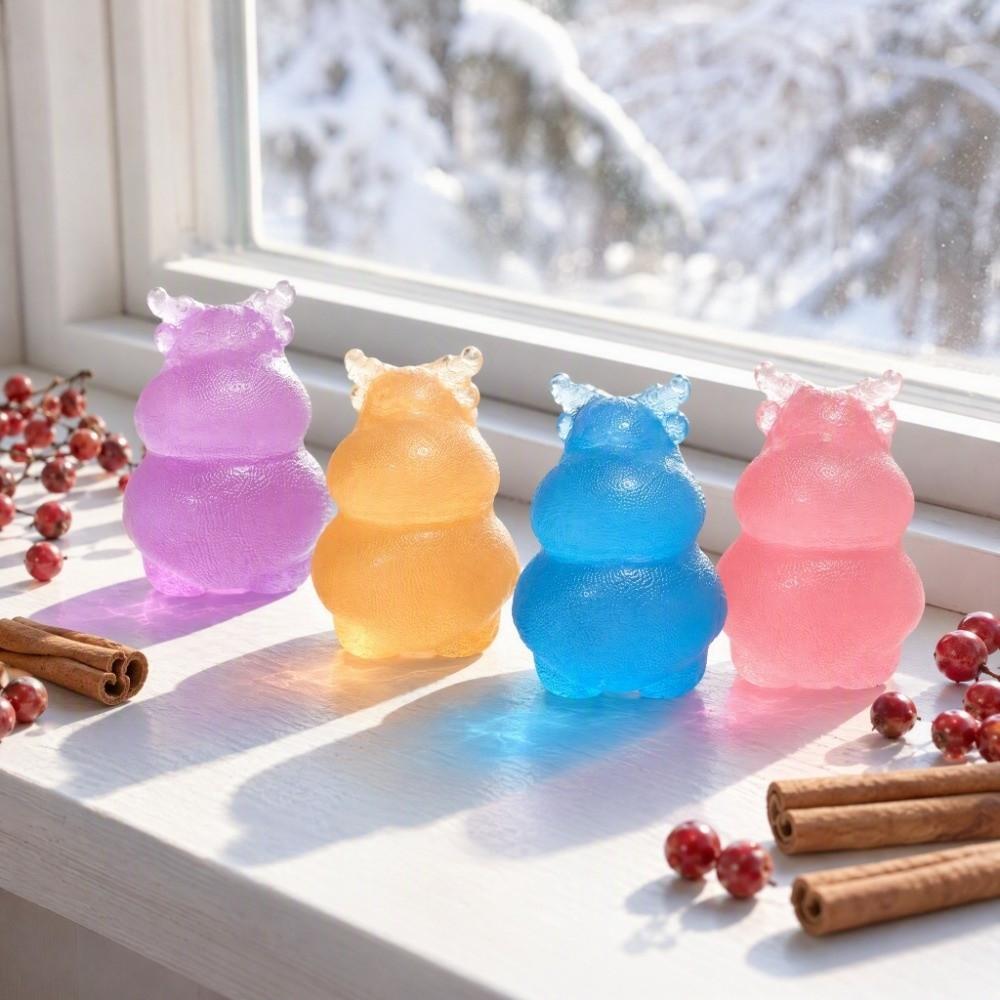 Super Soft Christmas Pinch Elk/Santa Claus/Snowman Non Rebound Fidget Toy Office Stress Relief