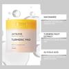 Turmeric Pore Cleaning Cotton Pad Soothe Skin Improve Skin Tone Clean Pores Prevent Pore Blockage Facel Exfoliating Cotton Pads