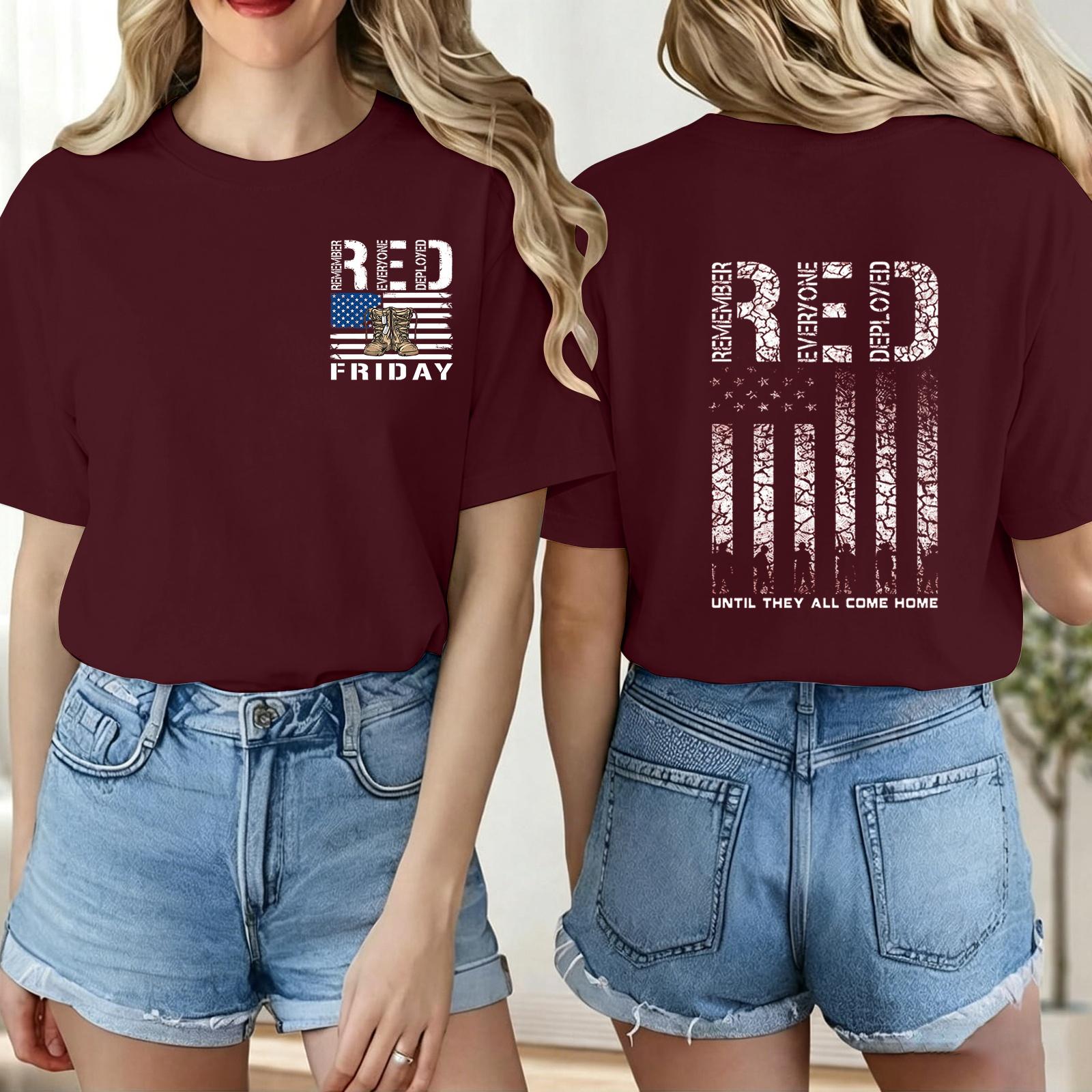

Women s Casual Short Sleeve T-Shirt Loose Fit Crew Neck Letter Print Top Comfortable Everyday Wear Lightweight Fabric XXXL винний
