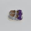 [Babyzzam] Girls' Boongboong Sharp Squeaky Purple Flats [Y906-10010]