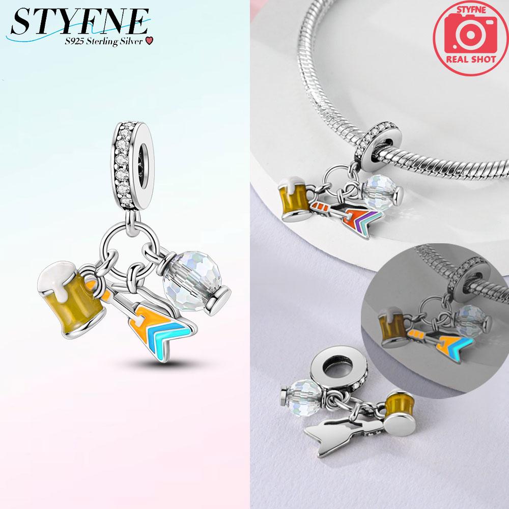 

Charms Copper Champagne Guitar Music Party Pendants Fit Charms Plata Original Bracelet Women Jewellery Making Fine Gifts