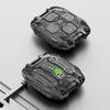 For Geely Zeekr 7X/001/X 007GT/009/MIX Keychain Leather Metal Key Holder Case Interior Key Shell Ring Car Accessories Pendant