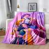 Colorful Fashion Friends Blanket Durable Comfort Perfect for Couch Bed Office Chair All-Season Use Stylish Decor