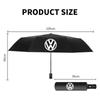 VW Car Model LOGO Umbrella Auto Anti-UV Accessories For VW Golf Tiguan Jetta Transporter Passat T5 Polo Touran Scirocco Arteon FM7