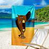 Ultra-Soft Beach Towel with Zig & Sharko Theme,Ideal for Pool - Camping, Diving - Perfect Travel Essential, Vibrant Beach Towel.