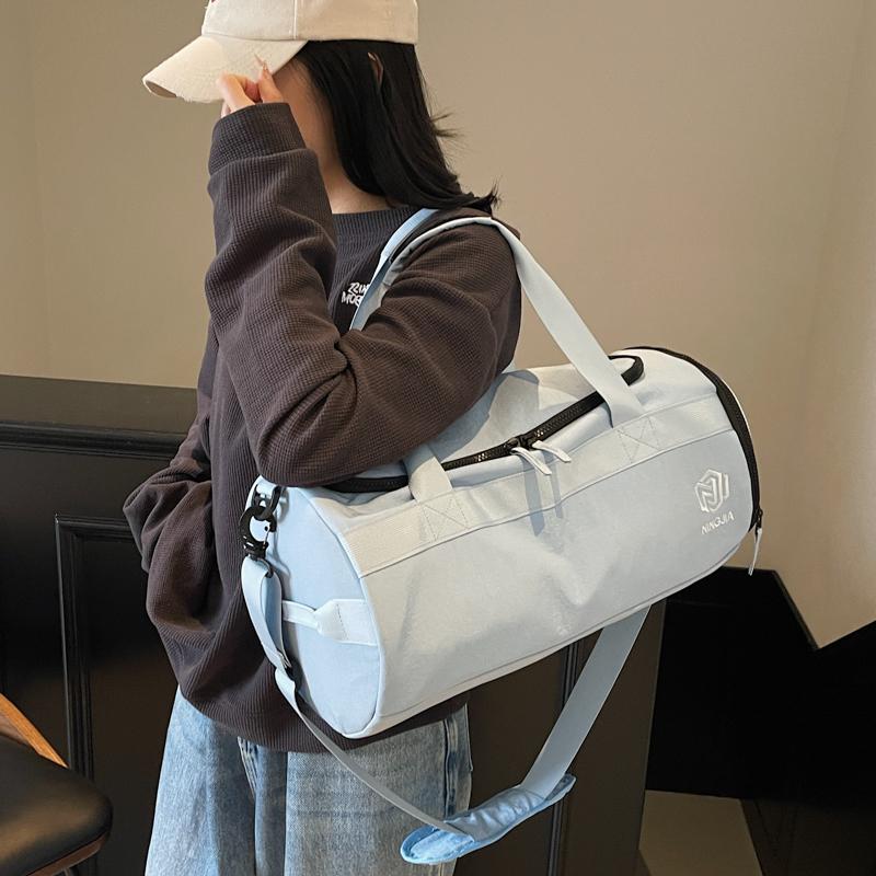 Dry and Wet Separation Large Capacity Gym Bag Swimming Sports Bag Short-Distance Travel Bag with Separation Shoes Bags