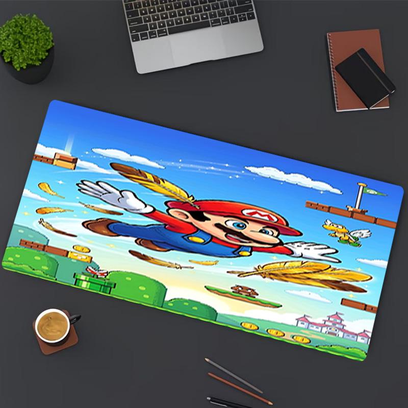 Super Mario Print Mouse Pad, for Keyboard Pad Laptop PC Mat for Office Home Use, Desk Decor, Perfect Birthday Gift for Gamers