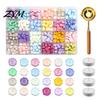 Vintage Letter Sealing Wax Seal Kit, with Beads Melting Spoon And Candles Set, Stamp for DIY Crafting Wedding Invitations Gift Craft Lovers