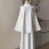 2025 European and American Amazon Cross-border Women's New Elegant and Sophisticated Comfortable Loose Casual Solid Color Suit Dress