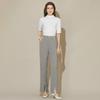 Fashionable Design Split High-Waisted Commuting Pants for Women