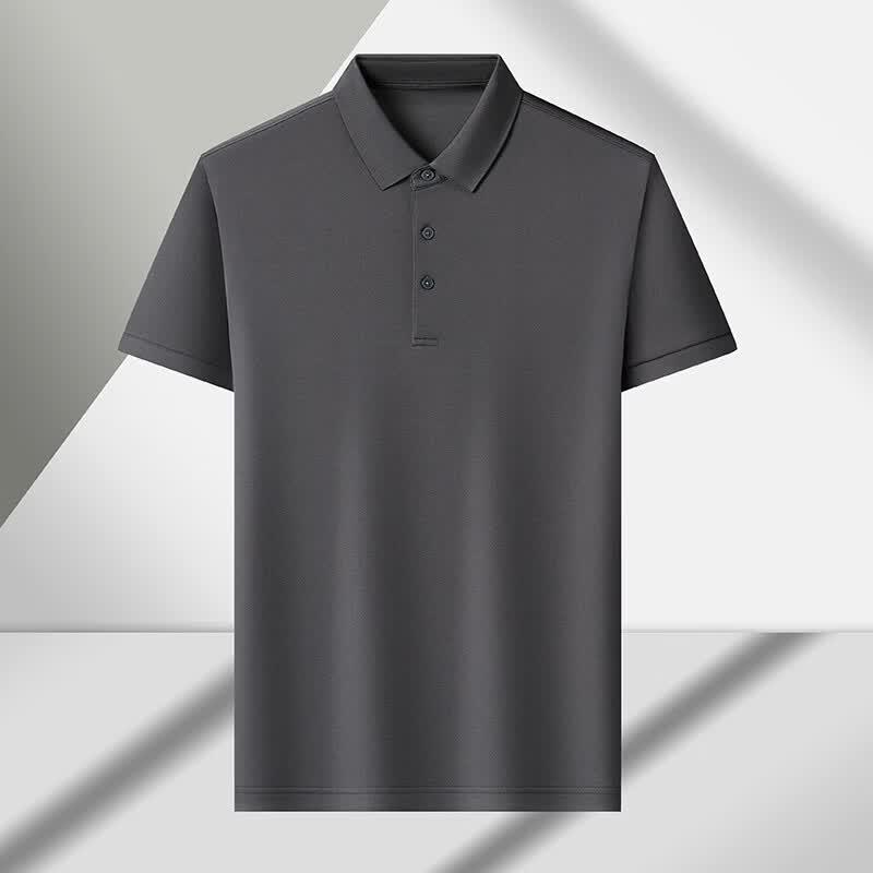 Firstview Men s Silk Blend Short Sleeve Polo Shirt FX1009 S