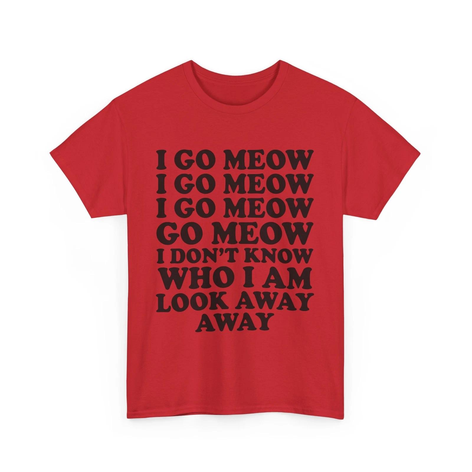 Internet Meme T-Shirt | I Go Meow Funny Singing Shirt 2XL