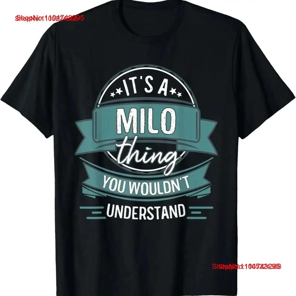 Its A Milo Thing You Wouldnt Understand First Name T Shirt vintage Washed Stylish homme streetwear Soft Versatile Slightly