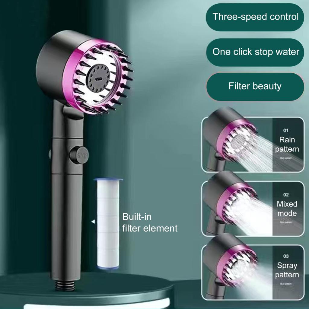 Yousheng 1 Set Cap de Duș Cap de Duș Picături Cap de Duș Filtrat Duș Aspersor Portabil Sistem Avansat de Filtrare Aspersor de Duș