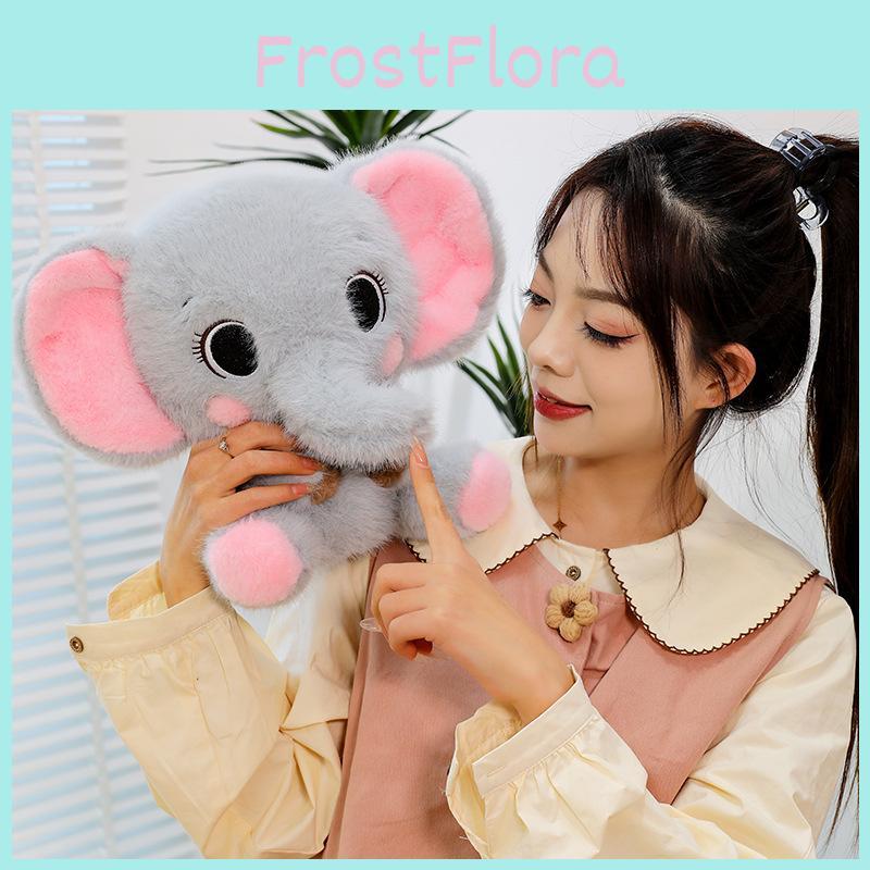 Toy Plush Elephant Cute Cartoon Accessory Ornament Children Presents Birthday