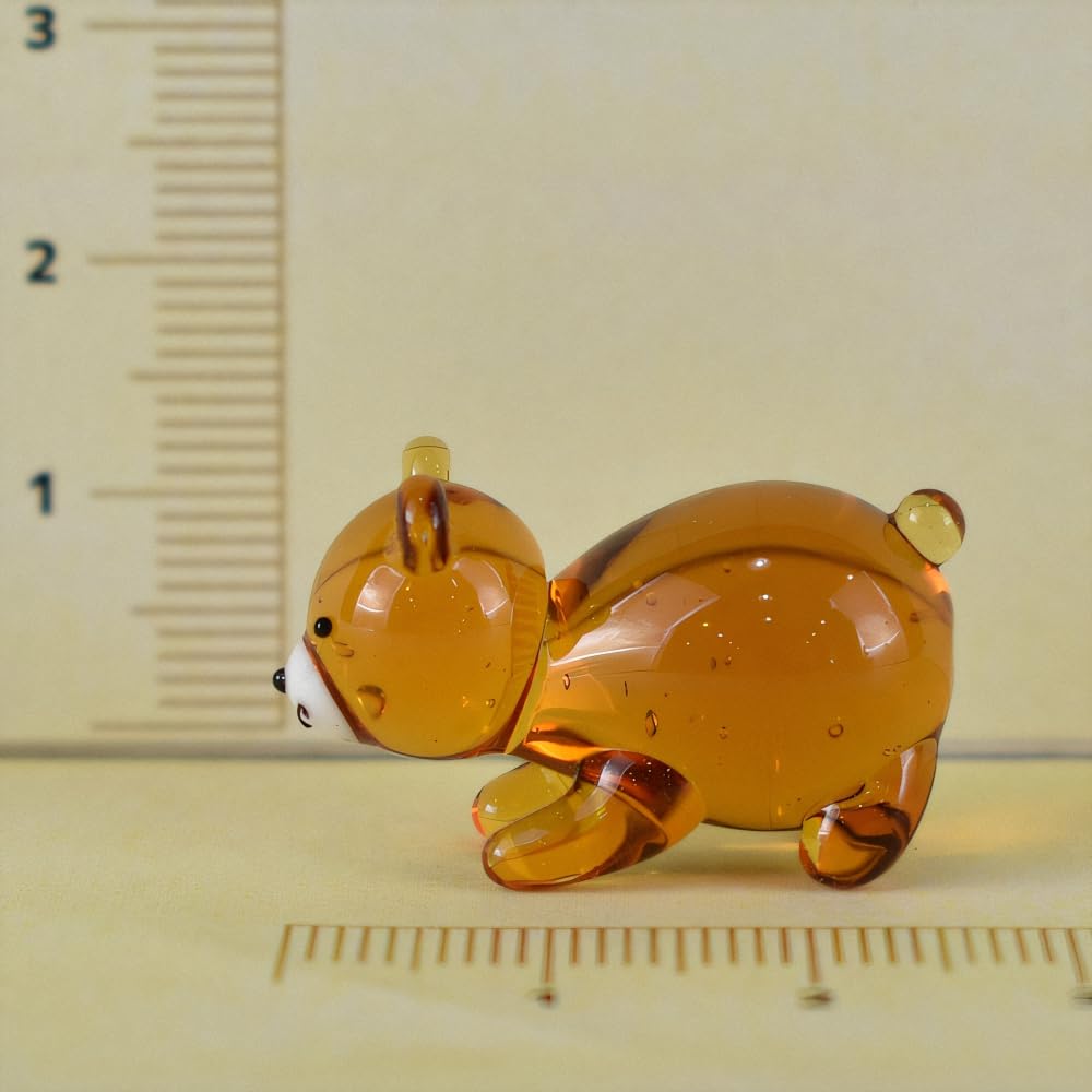 Four Cart Cute Handmade Glass Craft Boy's Day Bear