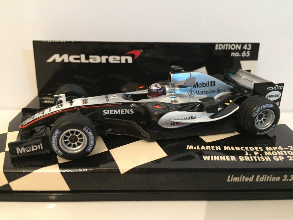 

DP McLaren Mercedes GP Монтойя 530054320 1/43 MP4/20 (Британия 2005) Дж.П.