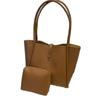 French Style PU Leather Shoulder Bag Simple Casual New Design Tote Bag Retro Underarm Bag  Travel