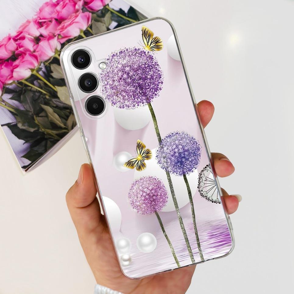 Silicone Case For Samsung Galaxy M34 5G Cases Fashion Cartoon Pattern Phone Cover For Samsung M34 5G SM-M316B Soft Transparent