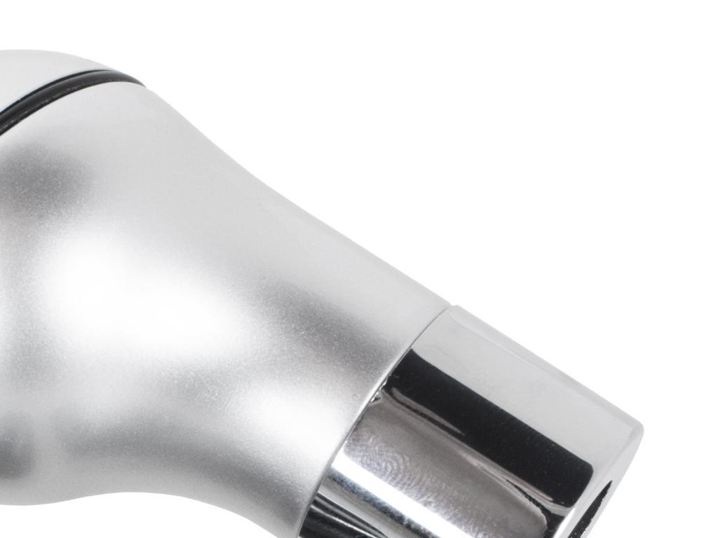 BMW E39 E46 E53 E60 E61 E81 E82 E83 E85 E87 E90 E91 E92 E93 gear shift knob SILVER+CHROME 5 SPEED