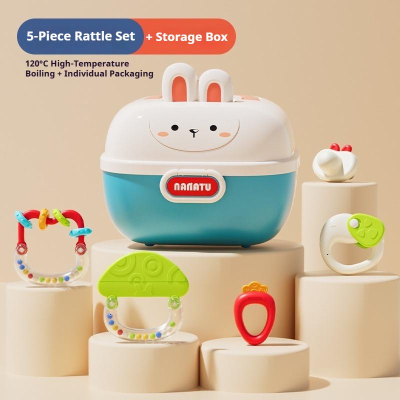 Baby toy rattle 0 to 6 months newborn baby early education puzzle grasp training 0 1 year old rattle