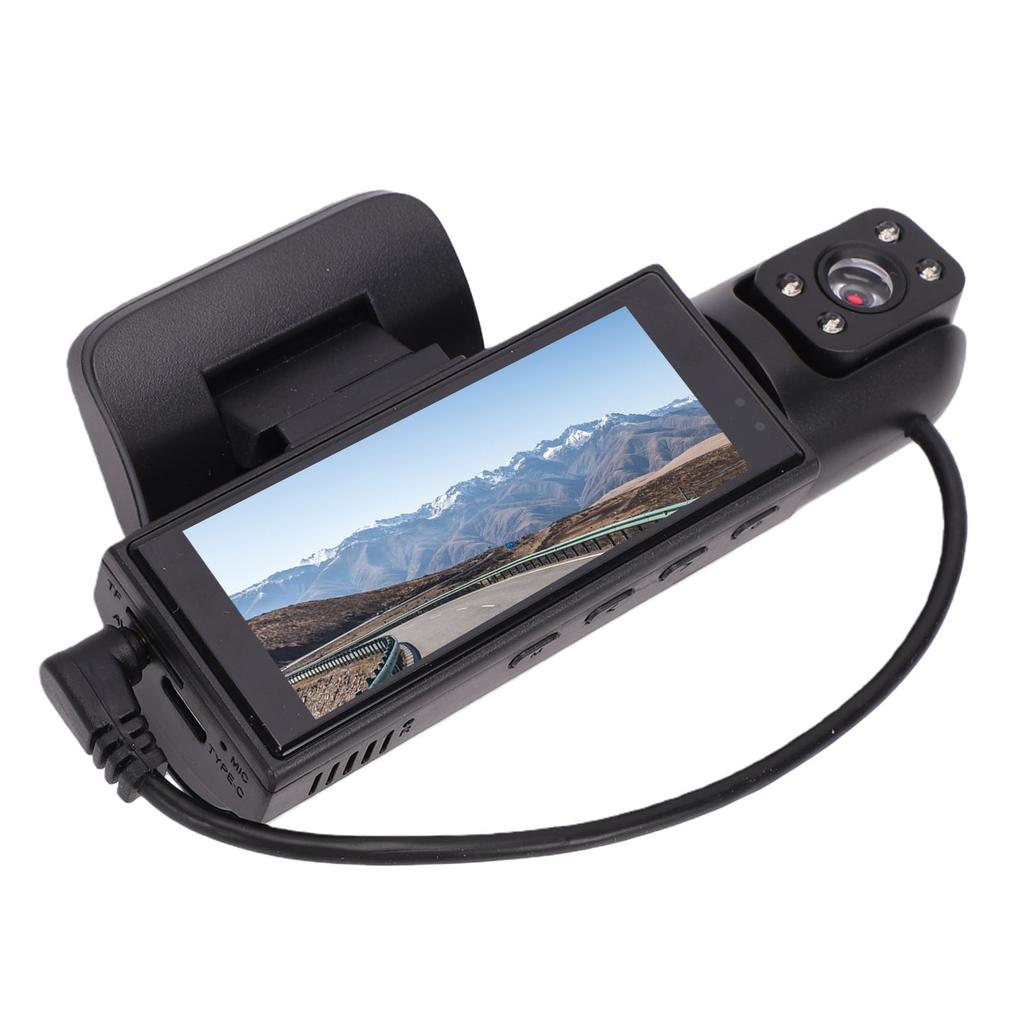 Dashcam Dashboard Camera Automobile Data Recorder 1080P HD Front and Rear Inside Car 360 Degree Traffic Loop Recording