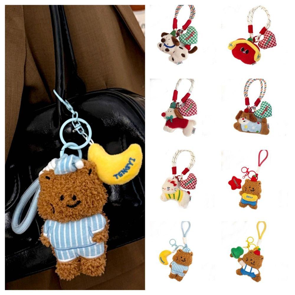 Plushies Doll Cute Animal Plush Keychain Collection Plush Keyring Pendant  Home Party Decor