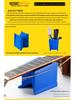 MusicNomad Guitar Care Kit: Headstock Rest, Fret Wrench, String Cutter.