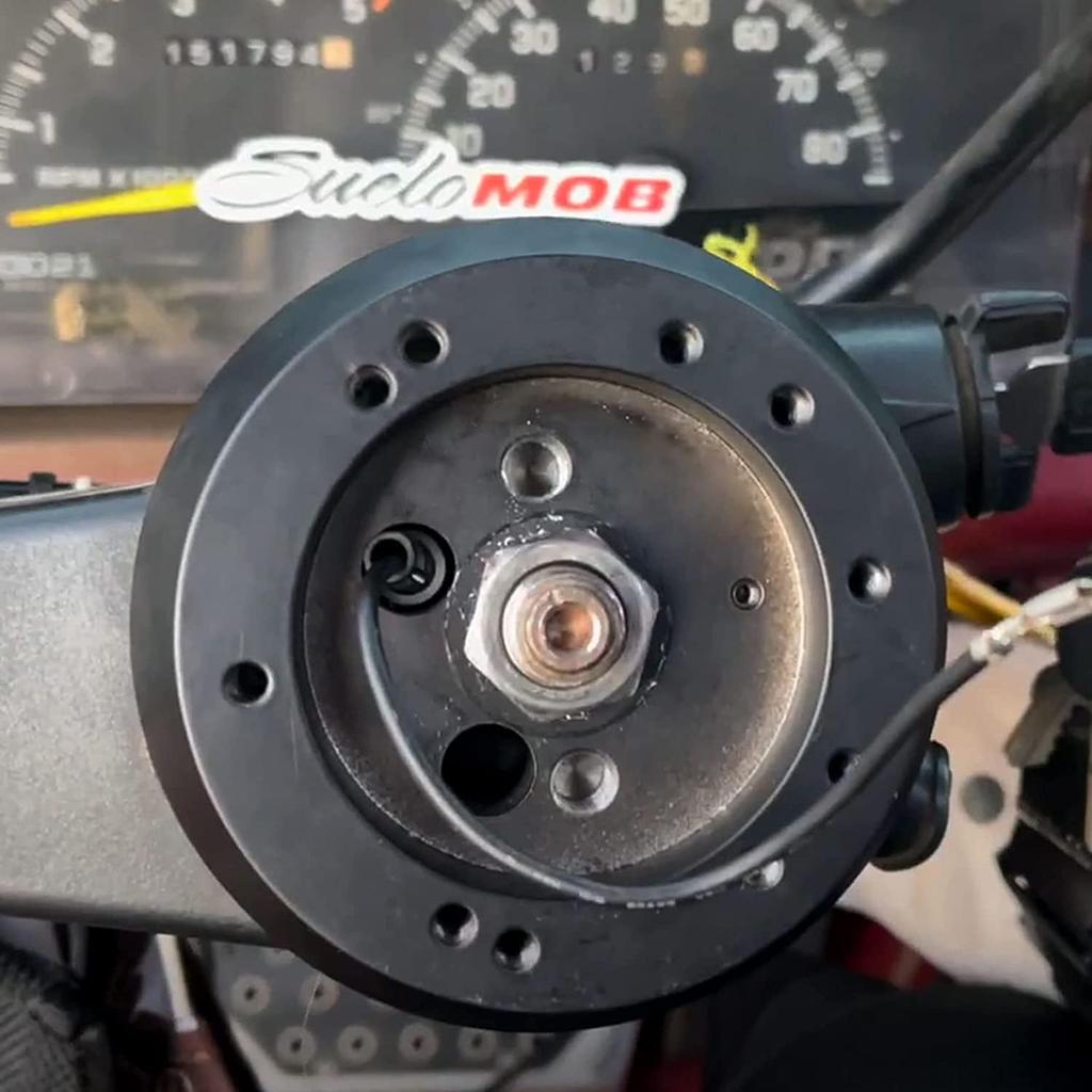 5 & 6 Hole Billet Steering Wheel Hub Adapter Replacement for Chevy 1969-1994 GMC Truck Pickup Van-s J-eep Bui-ck Chry-sler Dod-ge Pon-tiac Ca-dillac