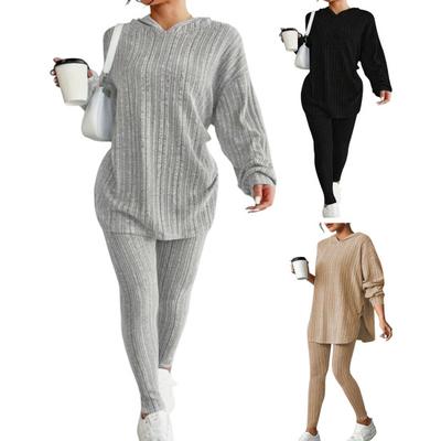 Women's Sets Long Sleeve Loose Hoodie Long Pants 2 Pieces/set