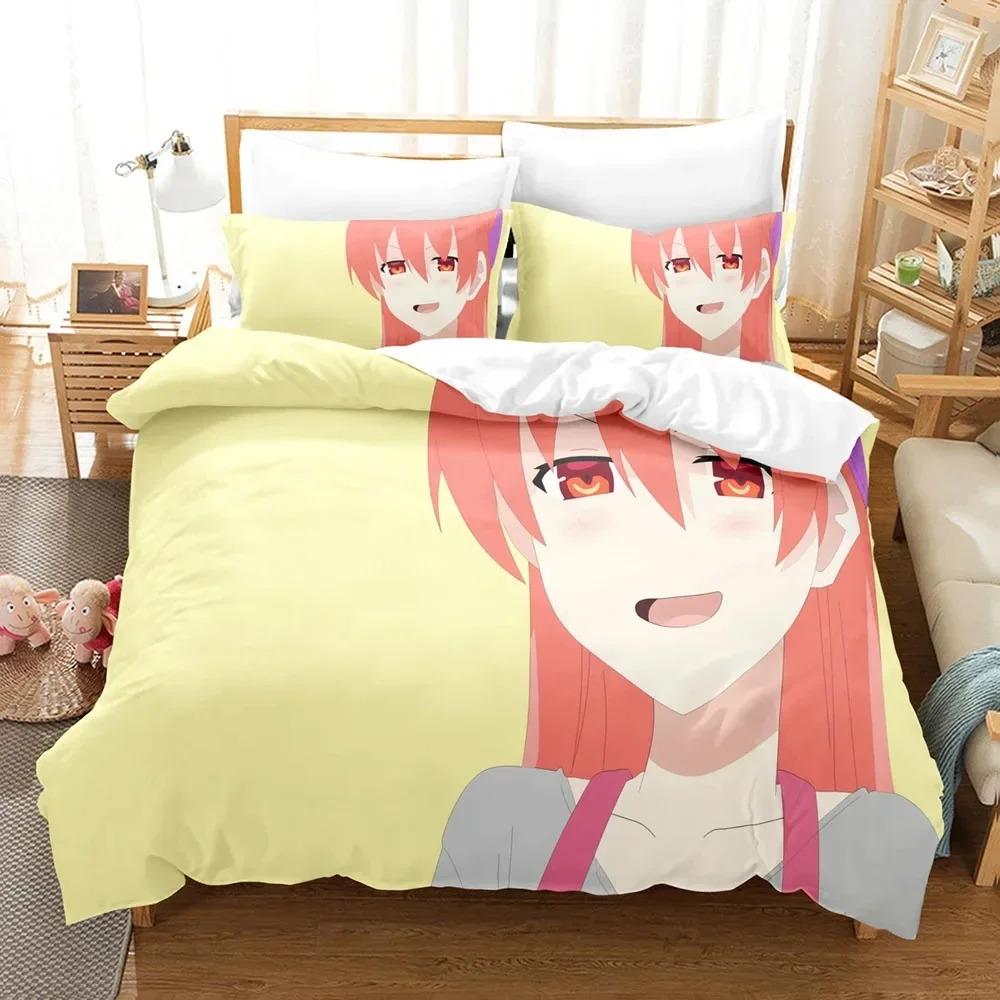 Pohodlný set povlaků na peřinu s anime potiskem, včetně povlaku na peřinu a povlaků na polštáře. Velikosti King, Queen, Twin. Pro chlapce, dívky a děti.