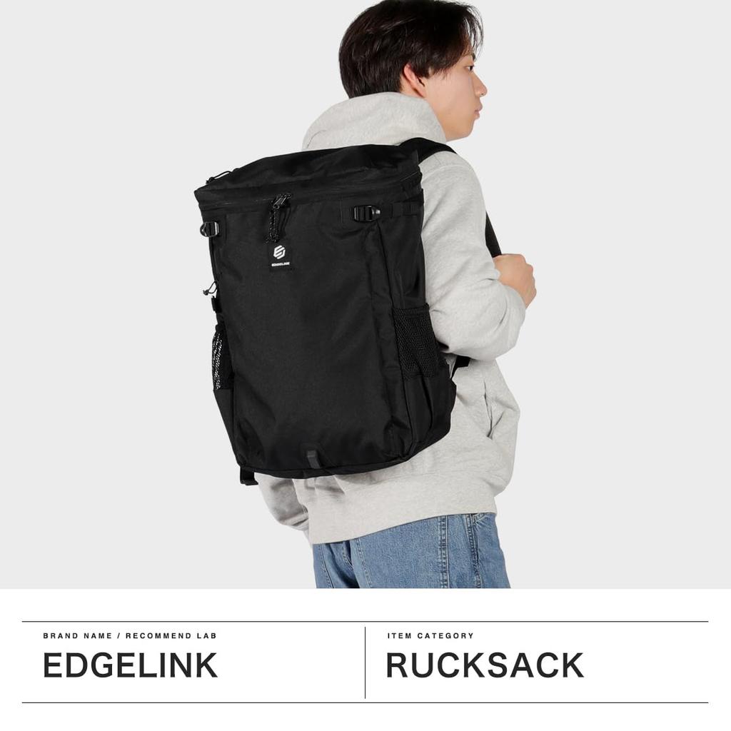 School School Inch B4 Junior High School High School Chest Reflective Board Black H48 X W34 X D15cm [Edge Link] Rucksack, Backpack, Backpack,
