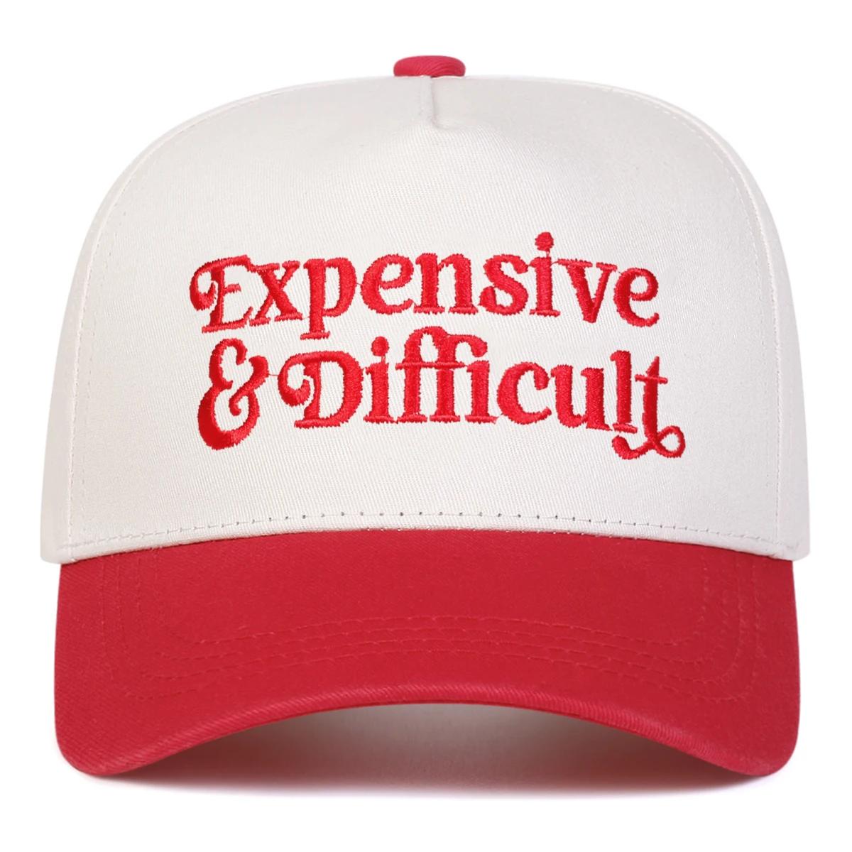 

Unisex Expensive Difficult Letter Embroidery Baseball Caps Spring Autumn Outdoor Adjustable Casual Hats Sunscreen Hat Sports Cap