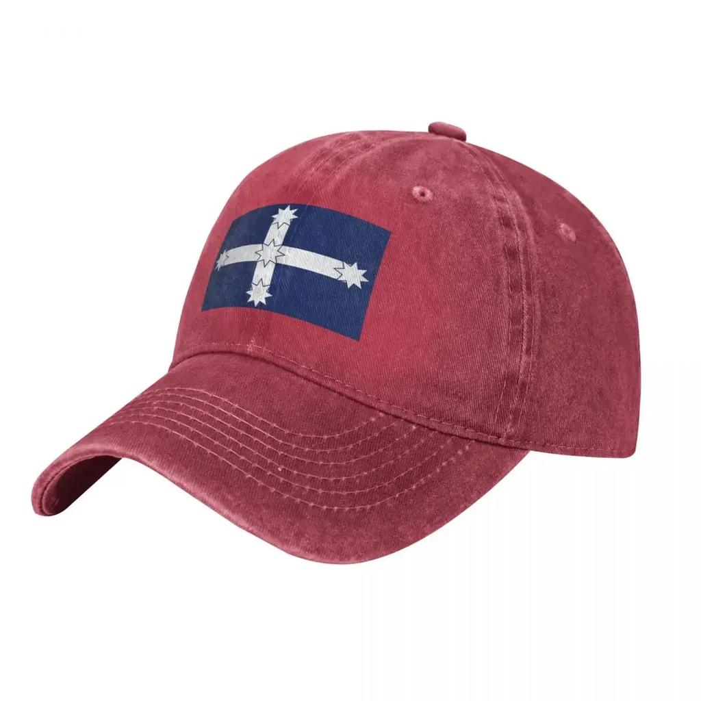 Australian Eureka Stockade Flag Baseball Cap Golf Cap Cute Fishing Hat Designer Hat Unisex Womens